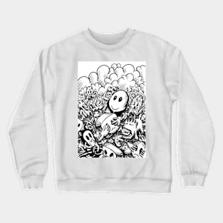 The dogs, the octopus and the starfish Crewneck Sweatshirt